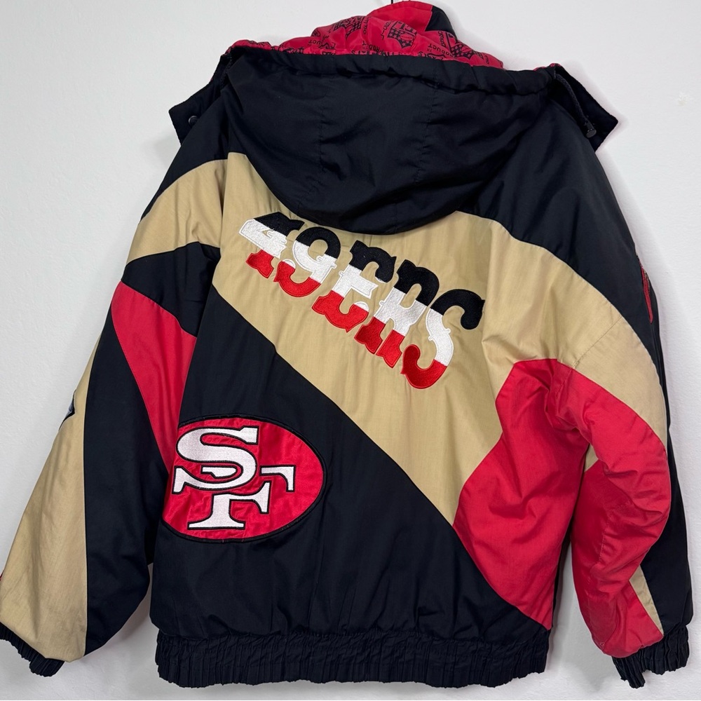 Rare Vintage 90s San Francisco 49ers Pro Player Jacket L Daniel Young *READ